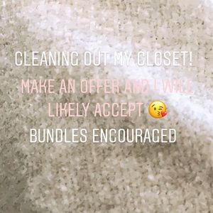 Cleaning out my closet!